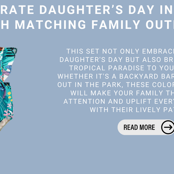 Celebrate Daughter’s Day In Style With Matching Family Outfits