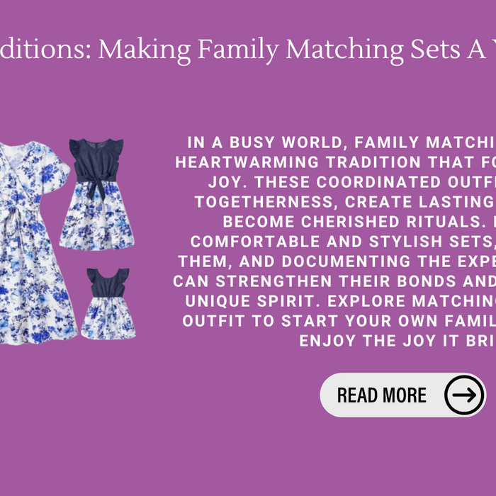 Creating Traditions: Making Family Matching Sets A Yearly Ritual