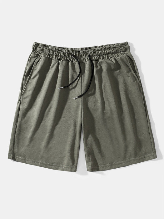 Basic Mid Length Jersey Short