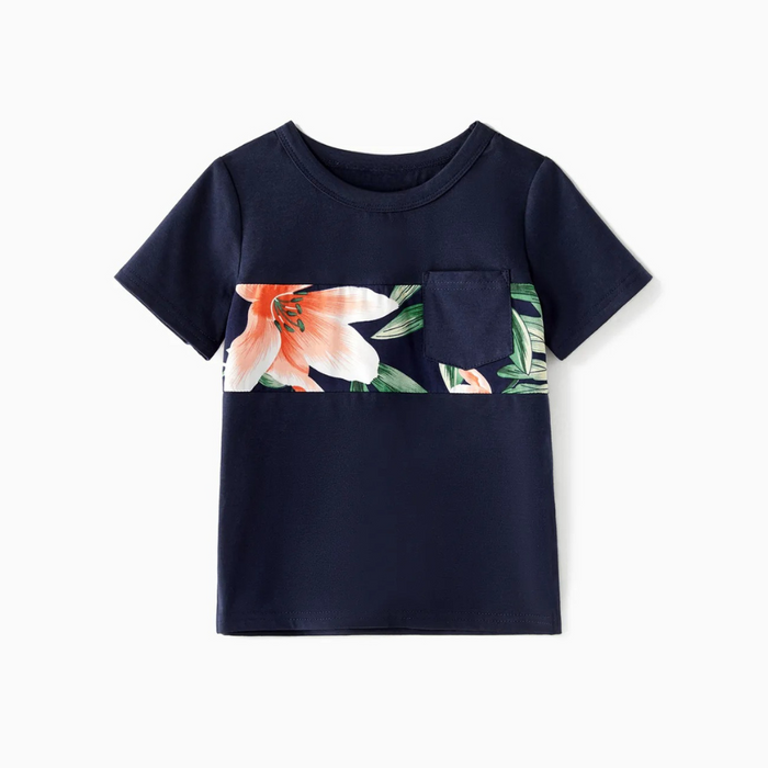 Casual Floral Family Matching Outfit Set