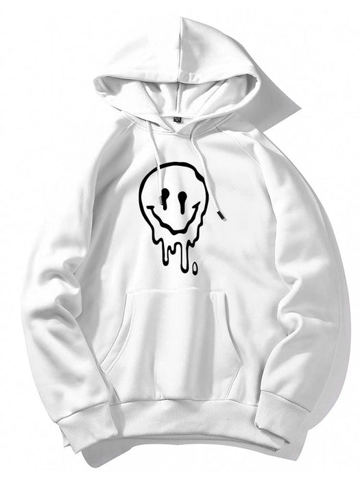 Smiley Print Hoodie