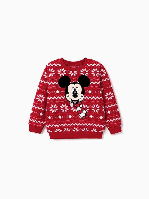 Mickey And Minnie Family Matching Christmas Sweater Set