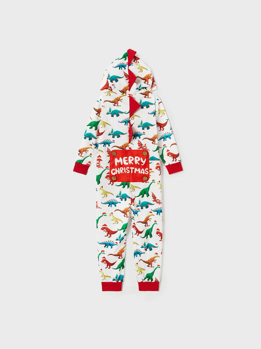 Dinosaur Print Family Matching Christmas Pajama Set