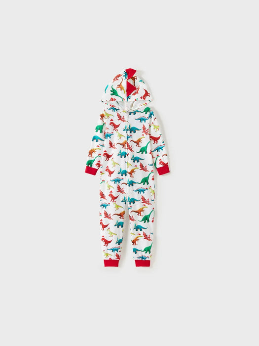 Dinosaur Print Family Matching Christmas Pajama Set