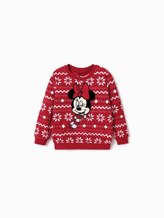 Mickey And Minnie Family Matching Christmas Sweater Set