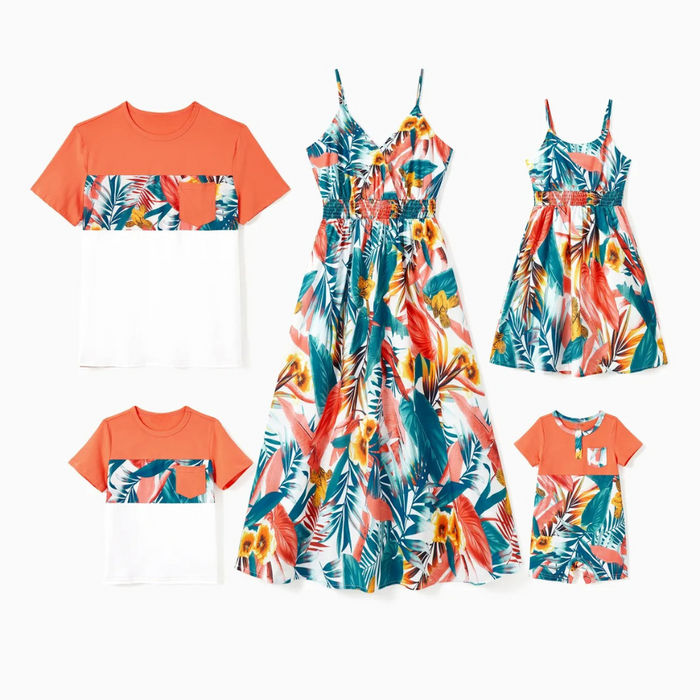 Tropical Bliss Family Matching Outfit Set