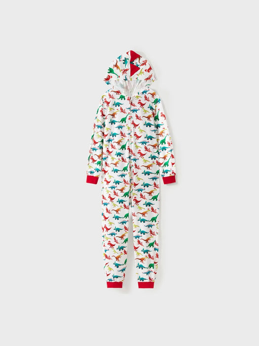 Dinosaur Print Family Matching Christmas Pajama Set