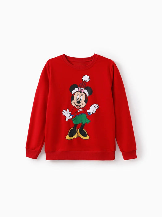 Mickey And Friends Printed Family Matching Christmas Sweatshirts