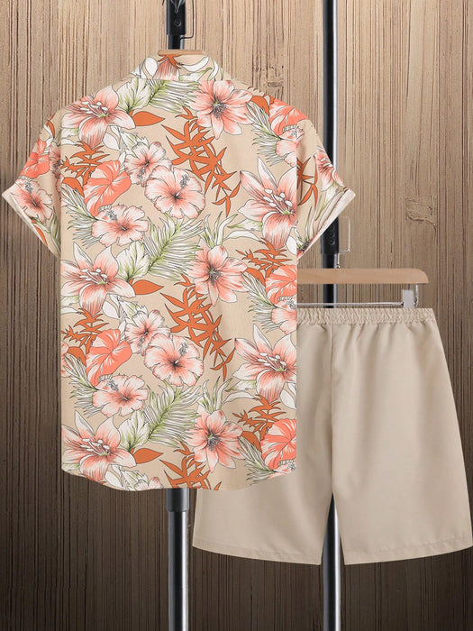 Tropical Harmony Shirt And Shorts Set