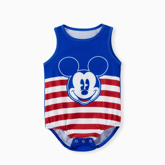 Family Matching Mickey Mouse Independence Day Outfit Sets