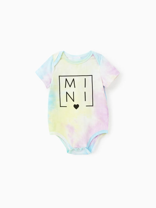 Pastel Tie Dye Family T Shirts Family Matching Set