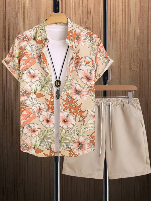 Tropical Harmony Shirt And Shorts Set