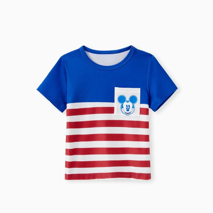 Family Matching Mickey Mouse Independence Day Outfit Sets