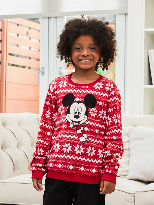 Mickey And Minnie Family Matching Christmas Sweater Set