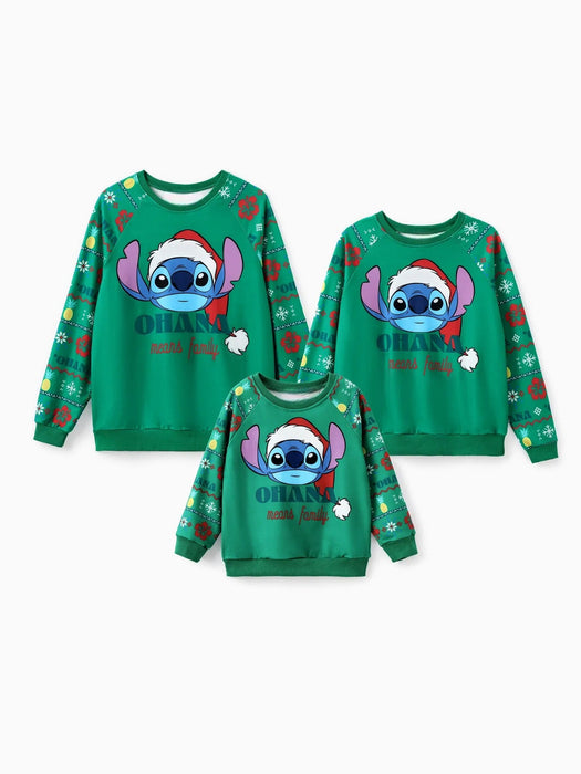 Stitch Long Sleeve Family Matching Christmas Sweaters