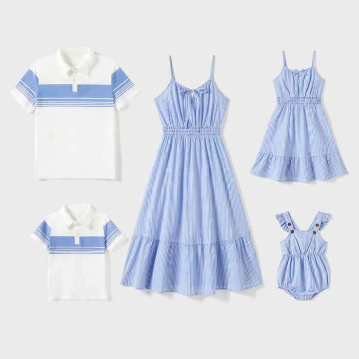 Classic Stripes Family Matching Outfit Set