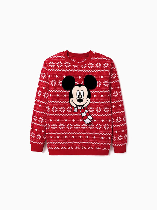 Mickey And Minnie Family Matching Christmas Sweater Set