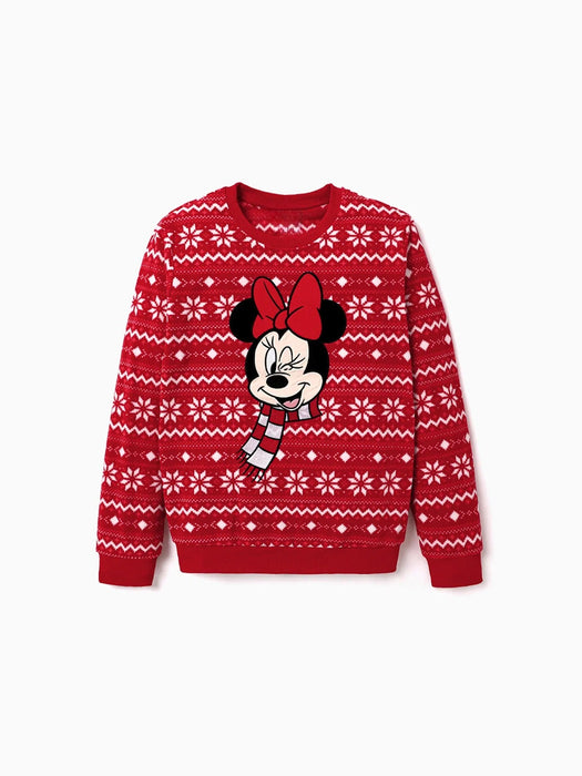 Mickey And Minnie Family Matching Christmas Sweater Set