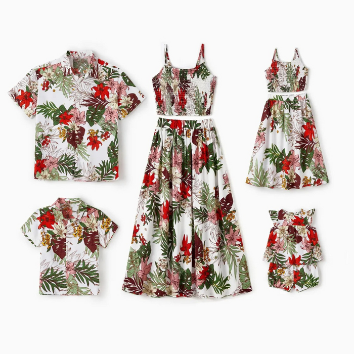 Tropical Paradise Family Matching Outfit Set