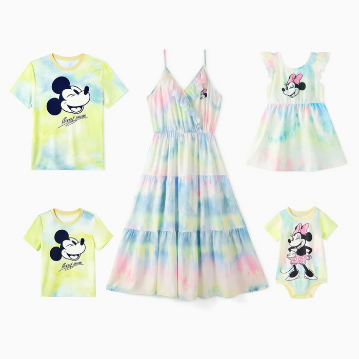 Cartoon Printed Family Matching Outfits Set