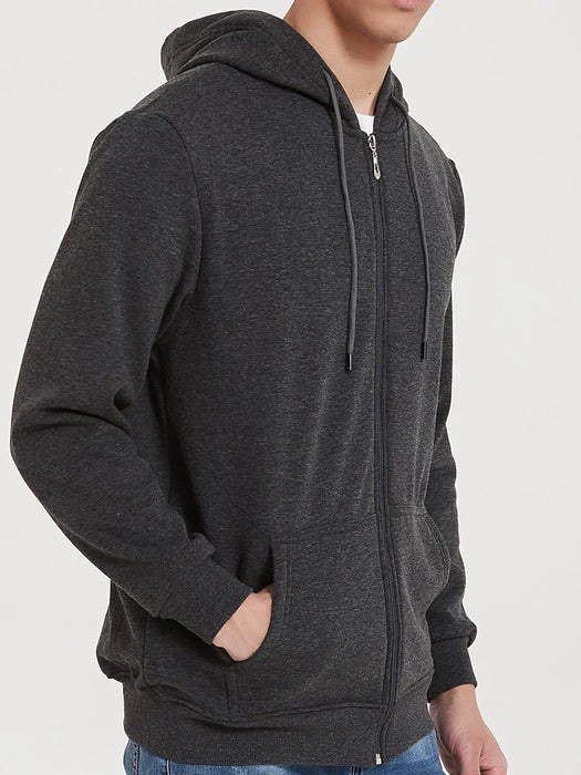 Basic Zipped Hoodie