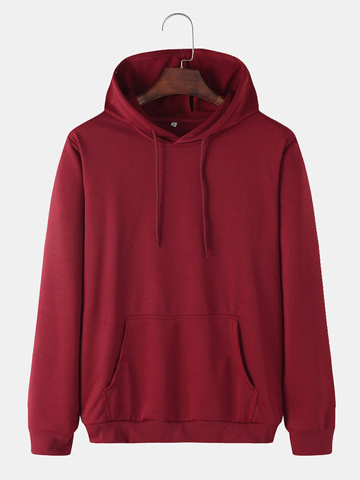 Basic Kangaroo Pocket Hoodie