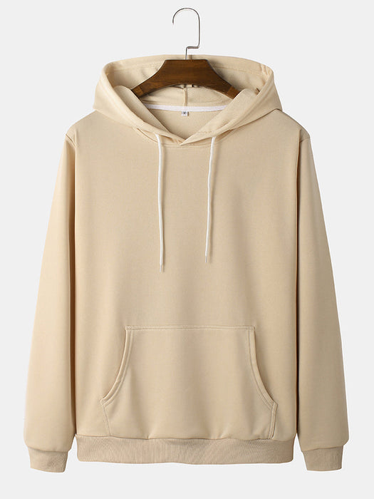 Basic Kangaroo Pocket Hoodie