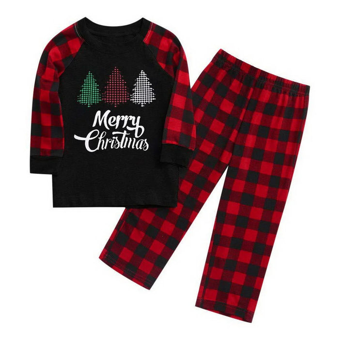 Pajamas Set Fashion Xmas Letter