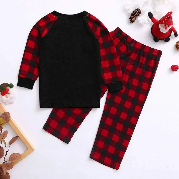 Pajamas Set Fashion Xmas Letter