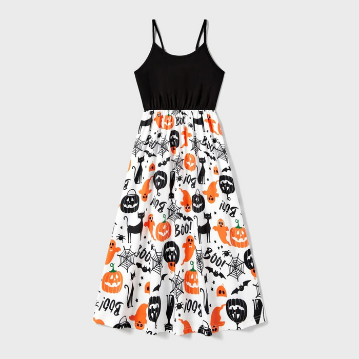 Family Matching Halloween Print Outfits