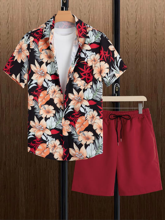 Tropical Harmony Shirt And Shorts Set