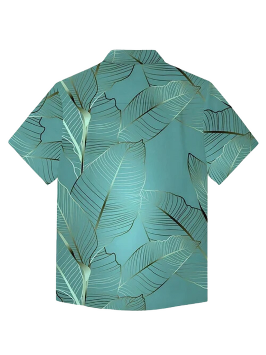 Hawaiian Printed Pattern Casual Shirt