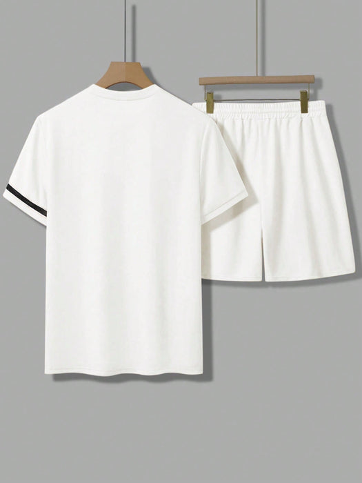 Midnight Athletic T Shirt And Shorts Set