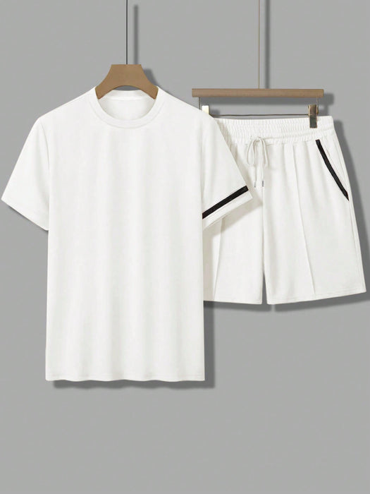 Midnight Athletic T Shirt And Shorts Set