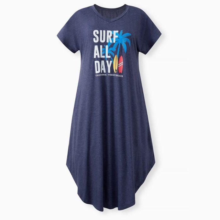 Surf All Day Printed Family Matching Outfit Set