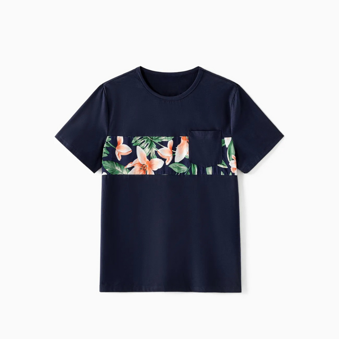 Casual Floral Family Matching Outfit Set