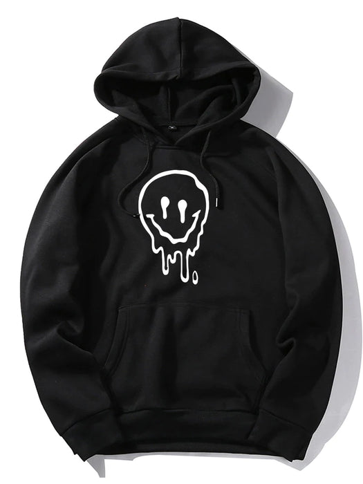 Smiley Print Hoodie