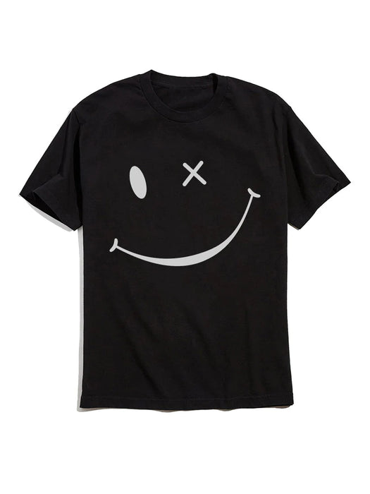 Smiley Face Short Sleeve T-Shirt