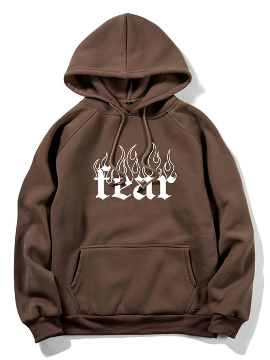 Flame Print Hoodie