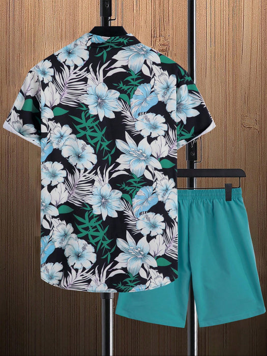 Tropical Harmony Shirt And Shorts Set