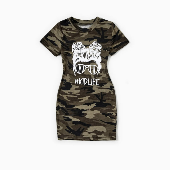 Camo Printed Family Matching Outfit Set