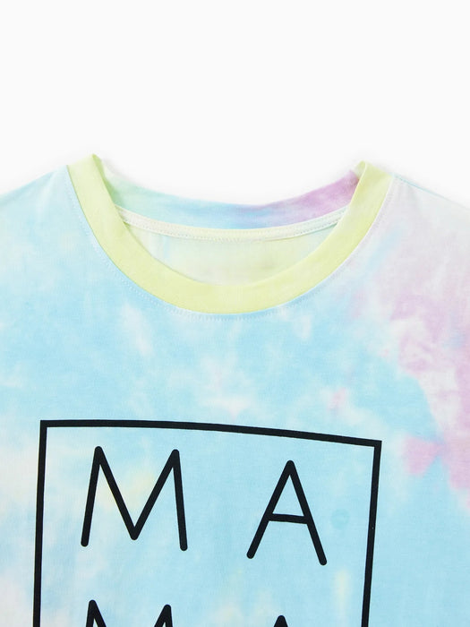 Pastel Tie Dye Family T Shirts Family Matching Set