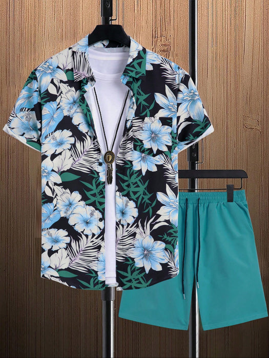 Tropical Harmony Shirt And Shorts Set