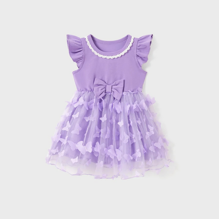 Elegant Lavender Family Outfits Set