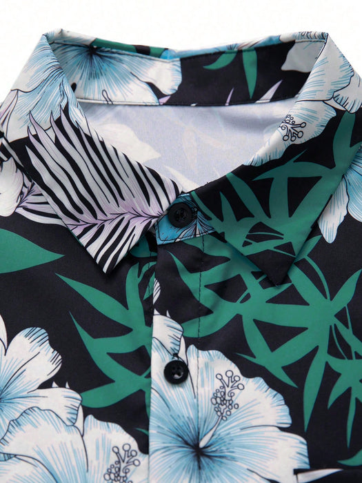 Tropical Harmony Shirt And Shorts Set