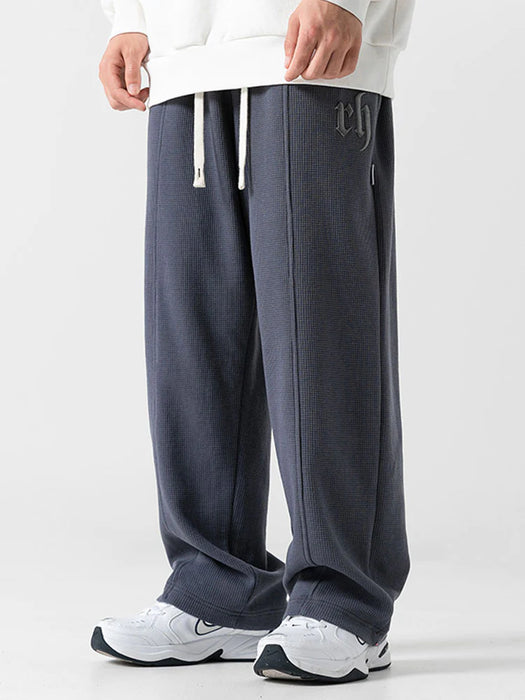 Straight Leg Waffle Pant