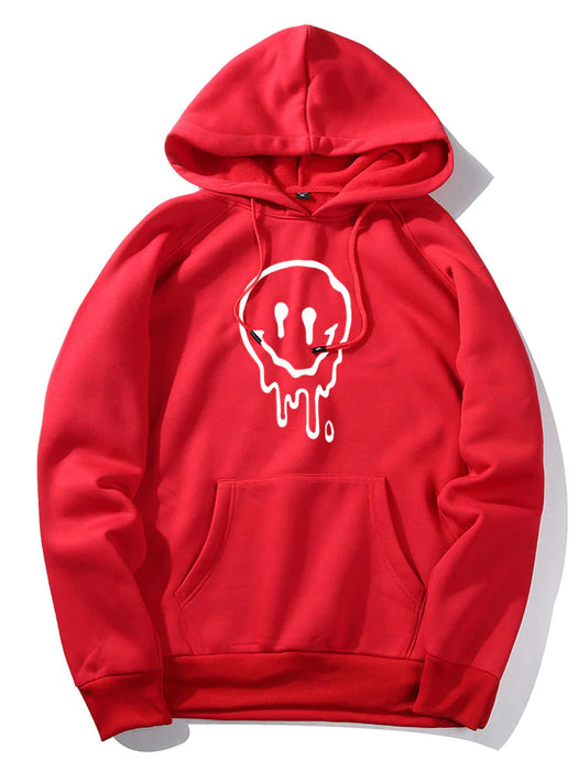 Smiley Print Hoodie