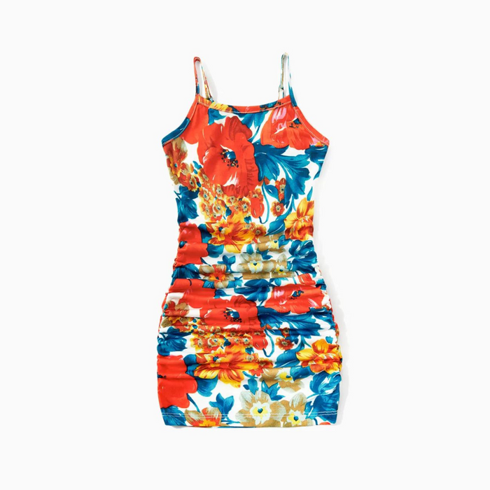 Vibrant Family Floral Matching Outfit Set