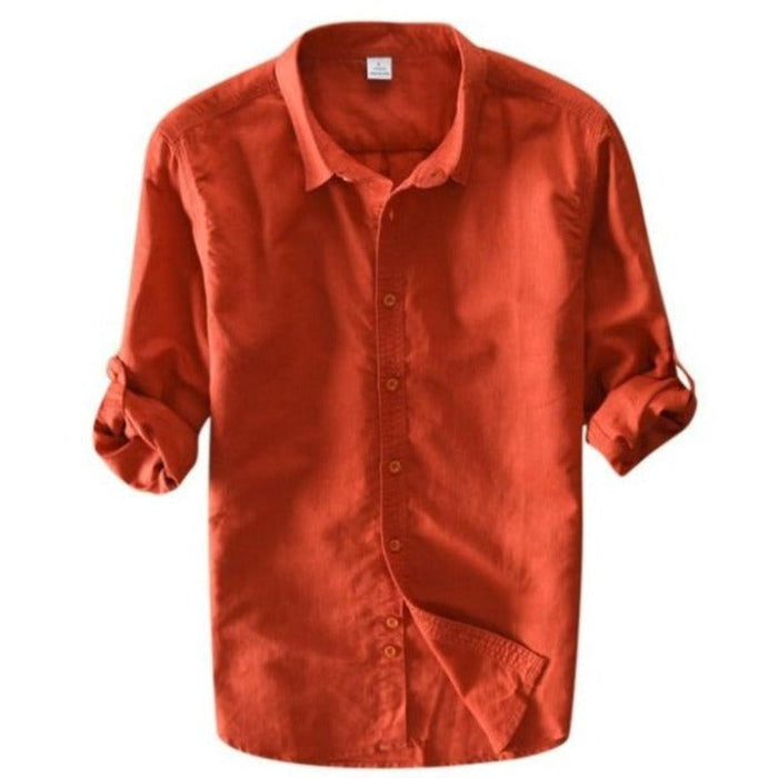 Men's Roll Up Casual Shirt