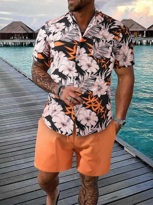 Tropical Harmony Shirt And Shorts Set